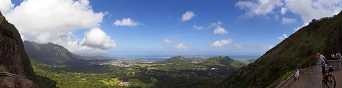 travel sky panorama beautiful clouds spectacular island hawaii view oahu scenic sunny lookout vista overlook pali ericbrown 6d 24105 nuuanu