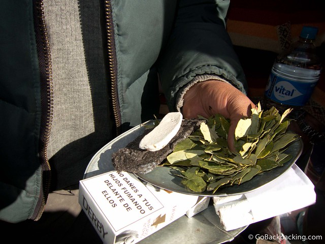 Coca leaves are chewed religiously by Bolivian silver miners at Cerro Rico.
