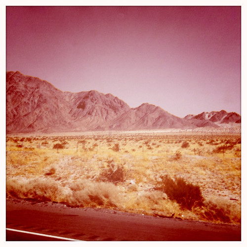 road to vegas from LA-desert 5