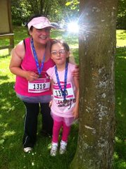 , Sunday- Mummy and Rebecca Race for Life!