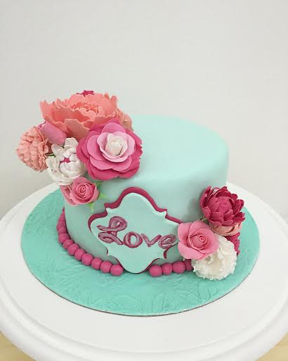 Lovely Flower Cake by Irene Dimaculangan