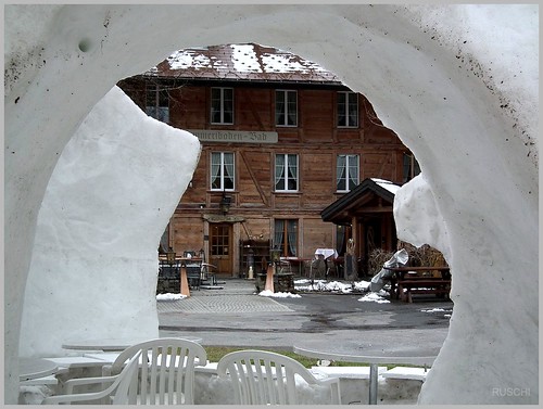 schnee snow ice schweiz switzerland gate tor eis emmental meringues kemmeribodenbad schangnau ruschie