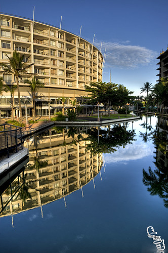 sunrise reflections canal hdr durban paltrees andrewmain