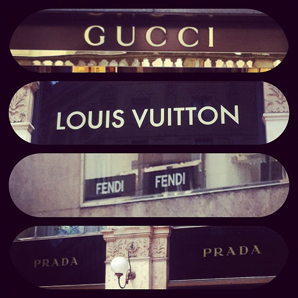 You should probably know this: Gucci Gucci Louis Louis Fendi Fendi Prada Lyrics
