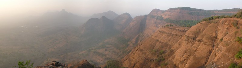 The ghats from Monkey Point, Matheran
