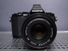 Olympus OM-D + Zuiko Old OM System Lens