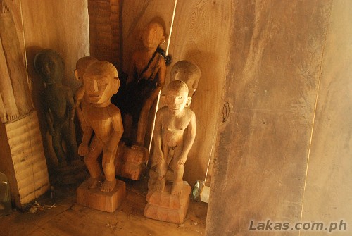 Bulul's in the Native House of Sitio Awa, Abatan, Hungduan, Ifugao