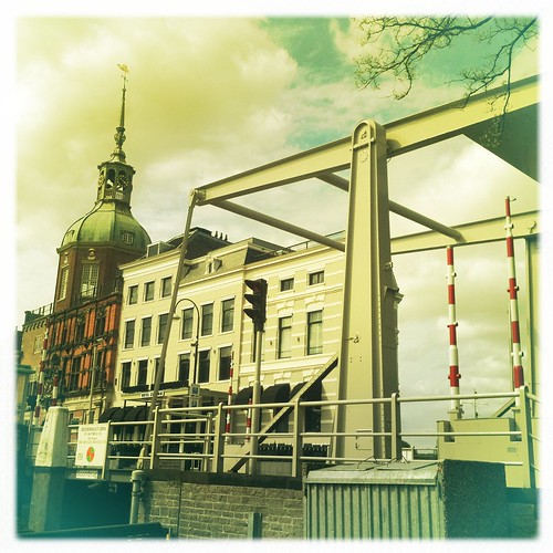 bridge houses windows light sky holland clock church netherlands leaves architecture clouds buildings colours details thenetherlands atmosphere dordrecht 2012 cityview ourtime icapture contemporaryartsociety iphone4 crazygeniuses appleiphone4 artcityart