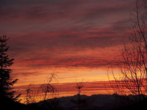 sunset canada mountains silhouette whistler britishcolumbia fierysky