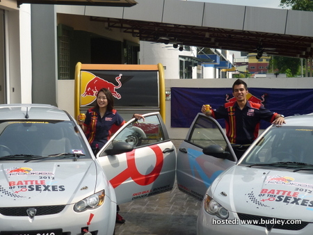 (From Left) Melissa Huang And Mark Darwin, The Anchor Drivers For The 2012 Red Bull Rookies Programme