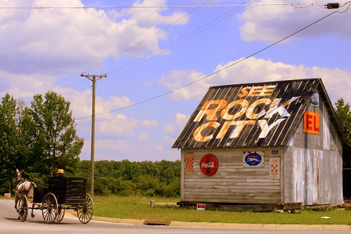 See Rock City barn in Amish Country