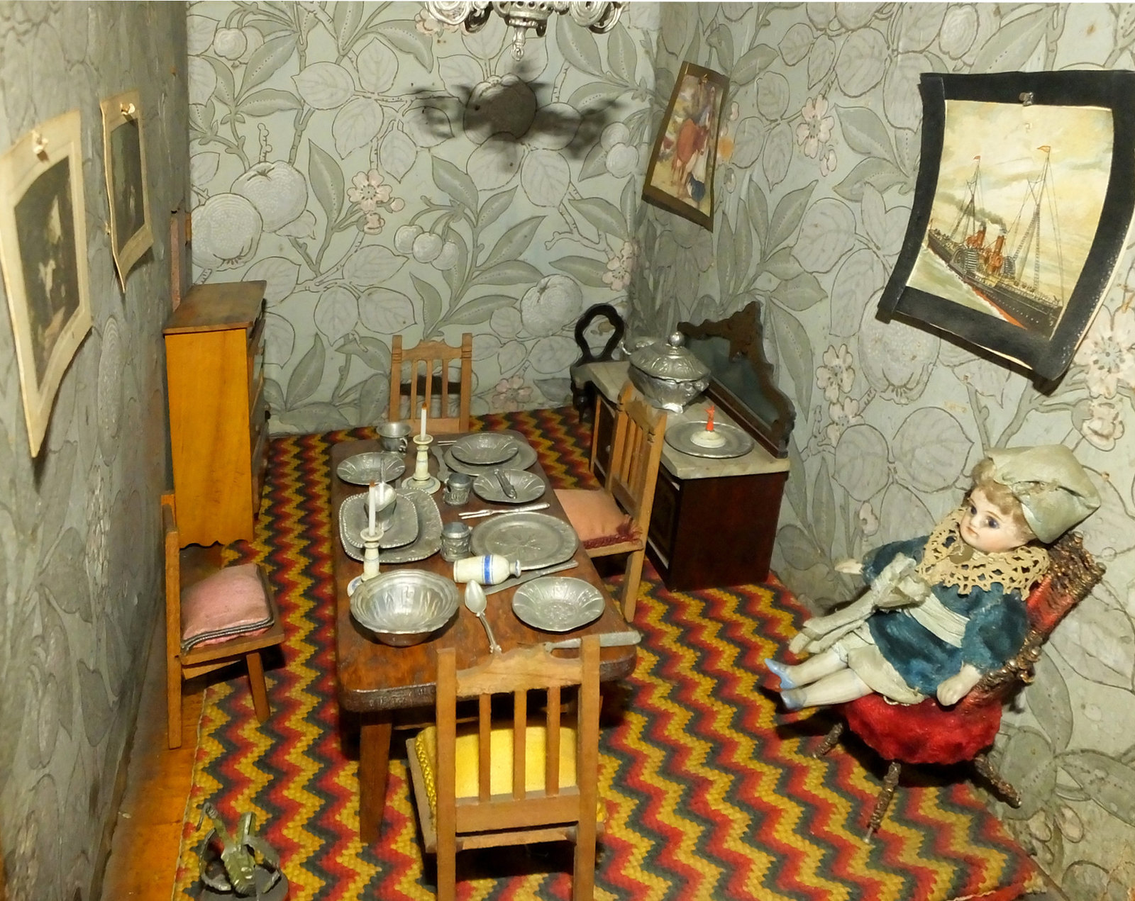 Constance Dahl's 1882 Dolls House. Credit Clem Rutter