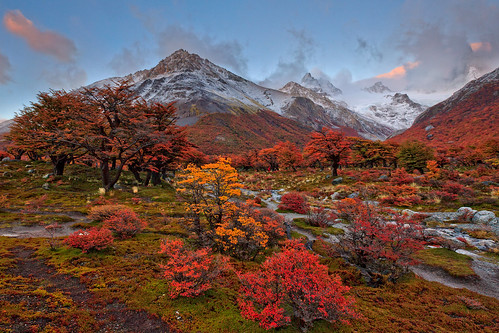 travel autumn patagonia fall nature argentina colors sunrise trekking hiking helminadia pointcenotcamp