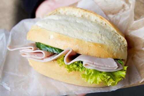 Little ham sandwich