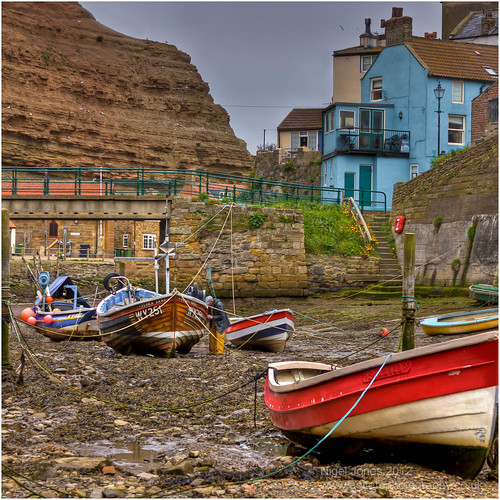 sea colour boats fishing bright northyorkshire staithes florajane mygearandme