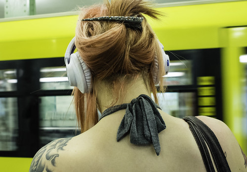 Woman with Headphones