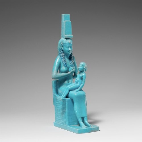 Statuette of Isis and Horus (Met)