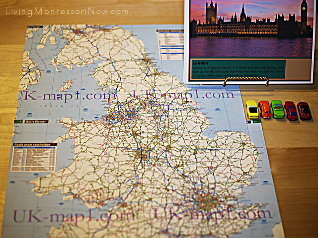 England Road-Map Activity