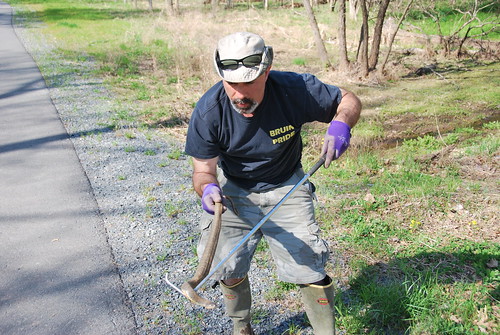 Mark Khosravi with Northern Water Snake