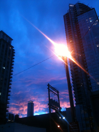 Vancouver Night Sky