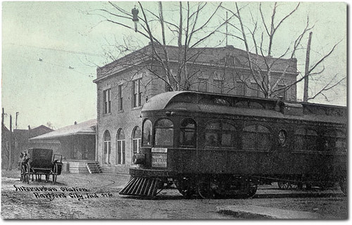 houses horses usa signs history industry station buildings indiana streetscene machinery transportation depot interurban buggy residential buggies trolleys businesses hartfordcity blackfordcounty hoosierrecollections