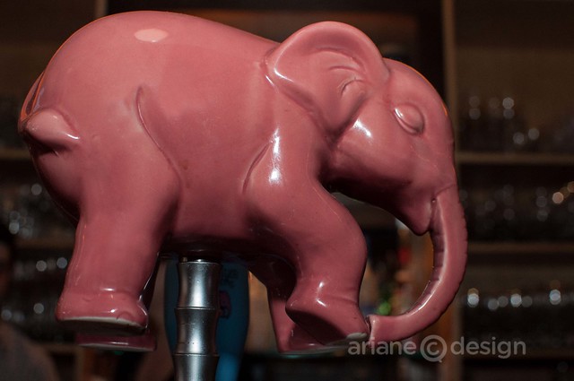 Delirium Tremens pink elephant tap