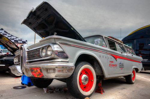 An Edsel in its natural state HDR