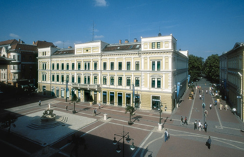 Karasz Street and Klauzal Square, Szeged HUNGARY
