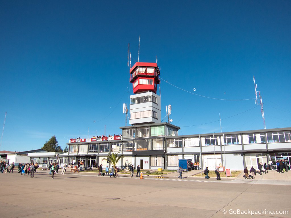 A final look back at the Sucre airport
