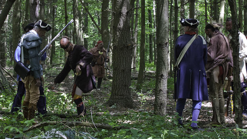 ohio history crestline american revolution soldiers indians capture authentic volk lowe musket reinactment