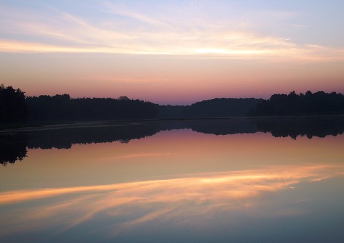 ohio reflection beauty sunrise pastel mogadorereservoir