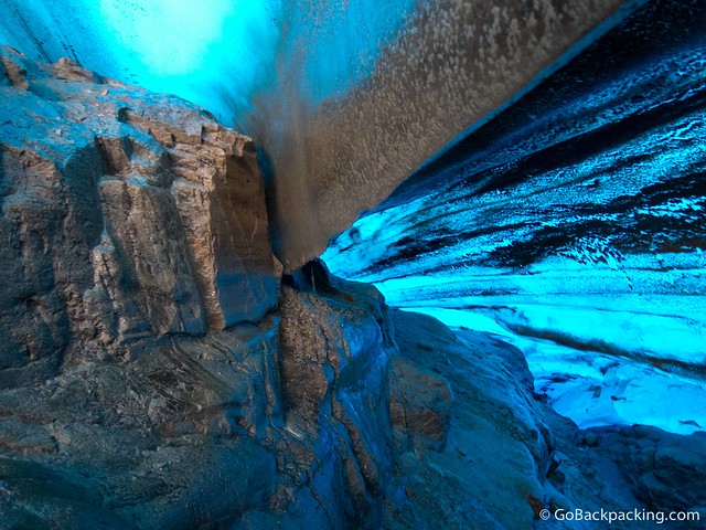 Underneath Viedma Glacier