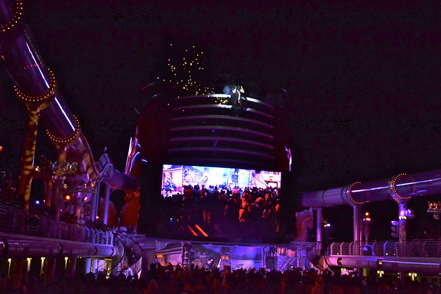 night show at the Disney Fantasy Cruise Ship