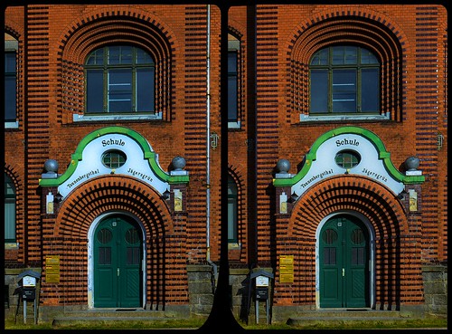 school eye architecture radio canon germany eos stereoscopic stereophoto stereophotography 3d crosseye crosseyed europe raw cross control pair saxony kitlens twin artnouveau stereo sachsen squint stereoview remote spatial 1855mm sidebyside hdr 3dglasses hdri schule sbs transmitter jugendstil stereoscopy squinting backstein threedimensional stereo3d freeview cr2 stereophotograph vogtland crossview 3rddimension 3dimage xview tonemapping kreuzblick 3dphoto 550d hyperstereo stereophotomaker 3dstereo 3dpicture tannenbergsthal quietearth yongnuo stereotron jägersgrün