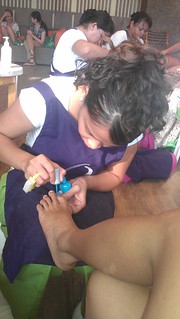 Igetting my nails done