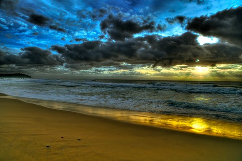 sea beach clouds sunrise sand nsw tides lighthousebeach nikonflickraward hrdphotomatixpro