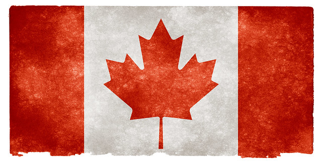 Canada Grunge Flag