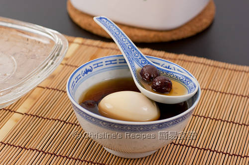 紅棗雞蛋糖水 Red Dates with Egg Soup02