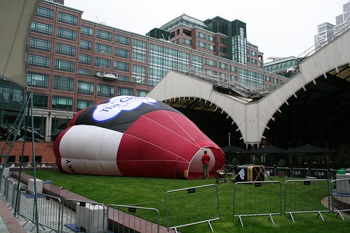 Hot air balloon at Exchange Square