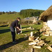 More wood chopping