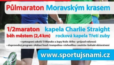 Půlmaraton Moravským krasem má tři měsíce před startem téměř 300 registrací