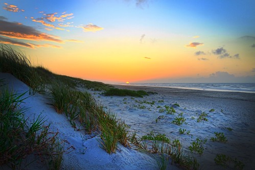morning beach sunrise canon coast shoreline northcarolina 7d outerbanks hdr ocracoke canon7d
