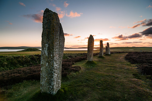 sunset scotland stenness unitedkingdom archeology historicscotland neolithic ringofbrodgar standingstone orkneyislands westmainland exif:iso_speed=100 geo:state=scotland exif:make=pentax camera:make=pentax exif:focal_length=12mm geo:countrys=unitedkingdom exif:model=pentaxk7 camera:model=pentaxk7 exif:lens=smcpentaxda1224mmf4edalif exif:aperture=ƒ63 geo:city=orkneyislands geo:lat=59001469444445 geo:lon=3229669444445