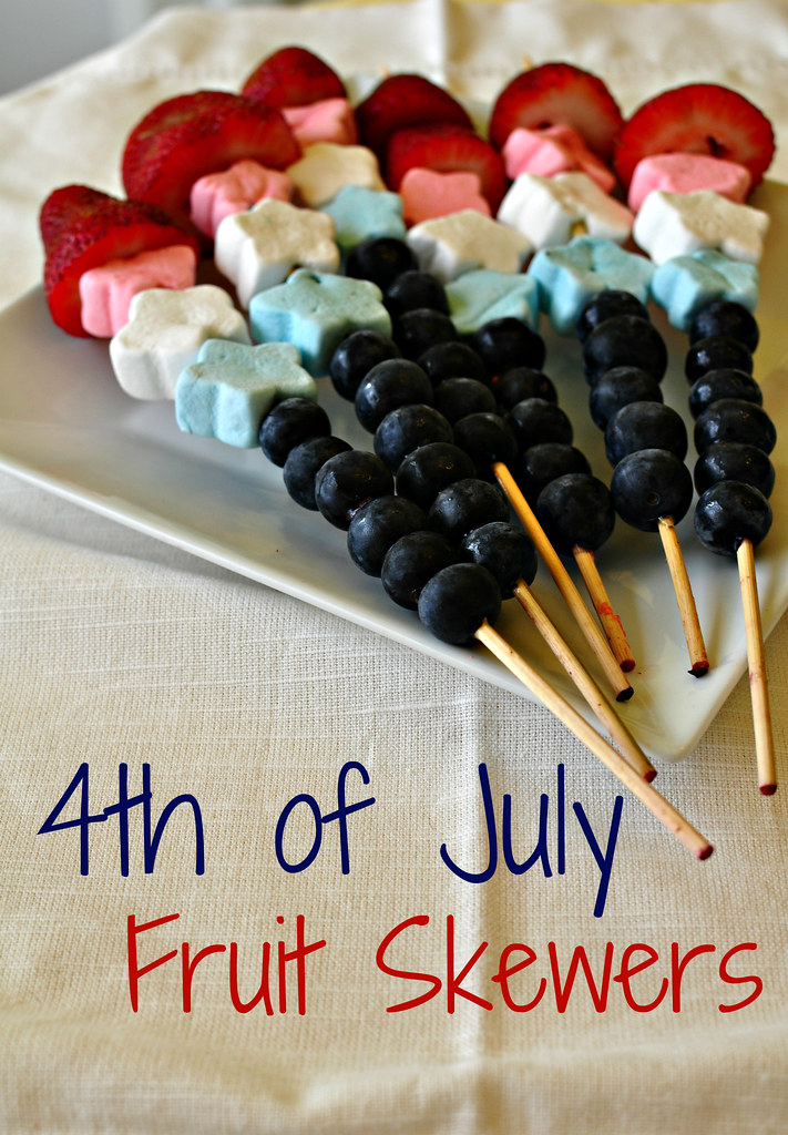 4th of July Fruit Skewers
