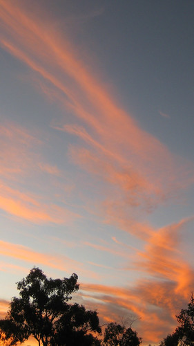 sunset clouds australia