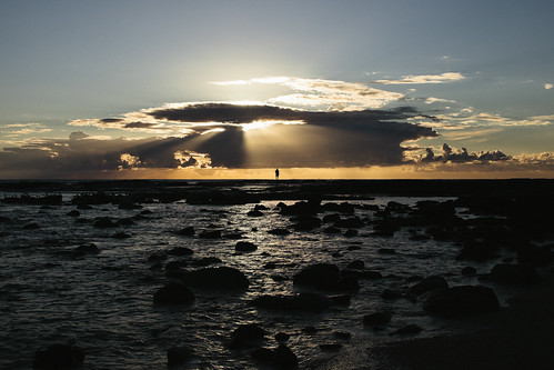 sun water clouds sunrise fishing rocks dad australia places newsouthwales rays iluka vscofilm