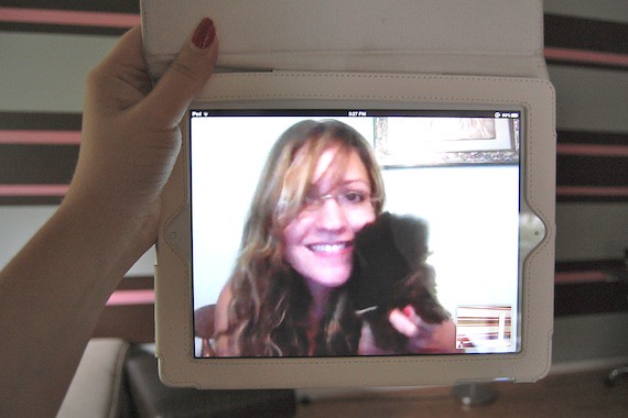 Monica Skype iPad