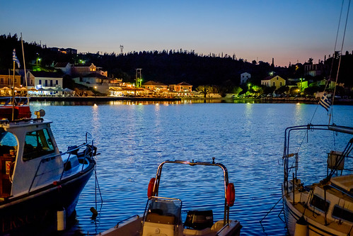 night boats island greek lights boat spring harbour dusk ellis may greece gr taverna kefalonia fiscardo ionian fiskardo 2016 peloponnisosdytikielladakeio peloponnisosdytikielladakeionio ellistaverna