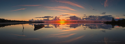 trees panorama mist colour clouds sunrise canon reflections boat australia queensland noosa sunshinecoast 1740lusm 5dmkii