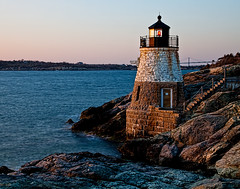Castle Hill Lighthouse, Newport, RI (Color Version)
